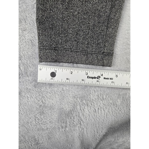 Athleta Womens Delancey Herringbone Tight Size XL Black Gray High Rise Travel - Picture 7 of 10